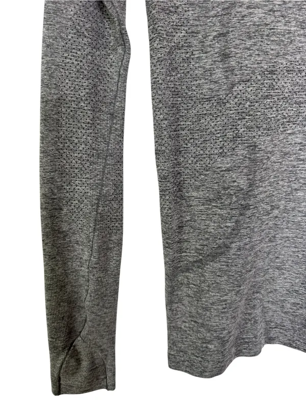 Lululemon Swiftly Tech Long Sleeve 2.0 Race with Thumb Cuffs Gray Size 4 - Image 9