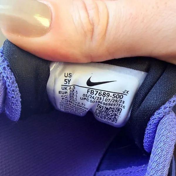 Nike Purple Sneakers 5Y Womens 6.5 Revolution 7 (GS) road running shoes - Image 4