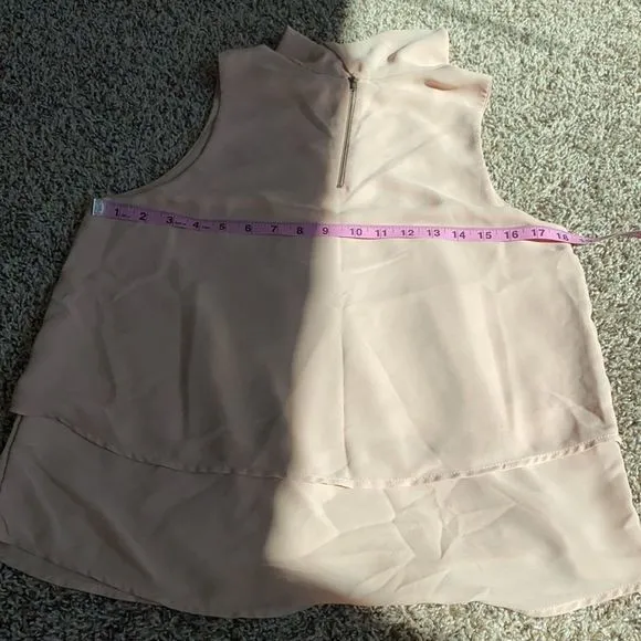 5/$30 🎈 Monteau‎ medium pink turtleneck sleeveless blouse - Image 6
