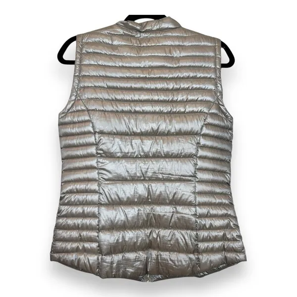 Calvin Klein Women's‎ Vest Performance Puffer Zipper Duck Down Gray Jacket Sz S - Image 2