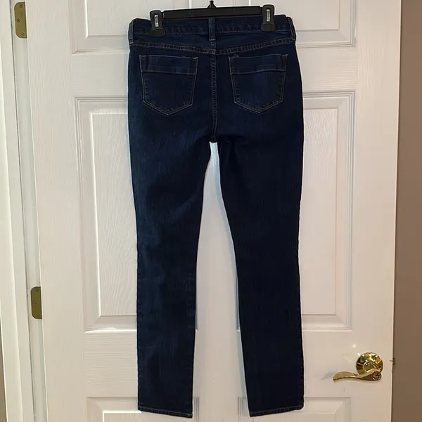 Old Navy Women’s Sweetheart‎ Skinny Blue Jeans High Rise Denim Dark Wash Size 6 - Image 3