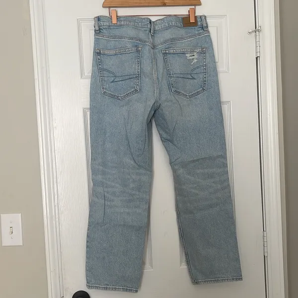 American Eagle super hi rise ankle straight jean - Image 3