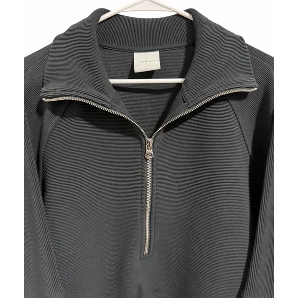 Varley Milano Half‎ Zip Sweat Black Women's Size Medium - Image 3