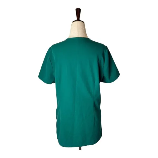Figs Shirt Women Small Green Casma Three Pocket Scrub‎ Top Medical Nurse Doctor - Image 3