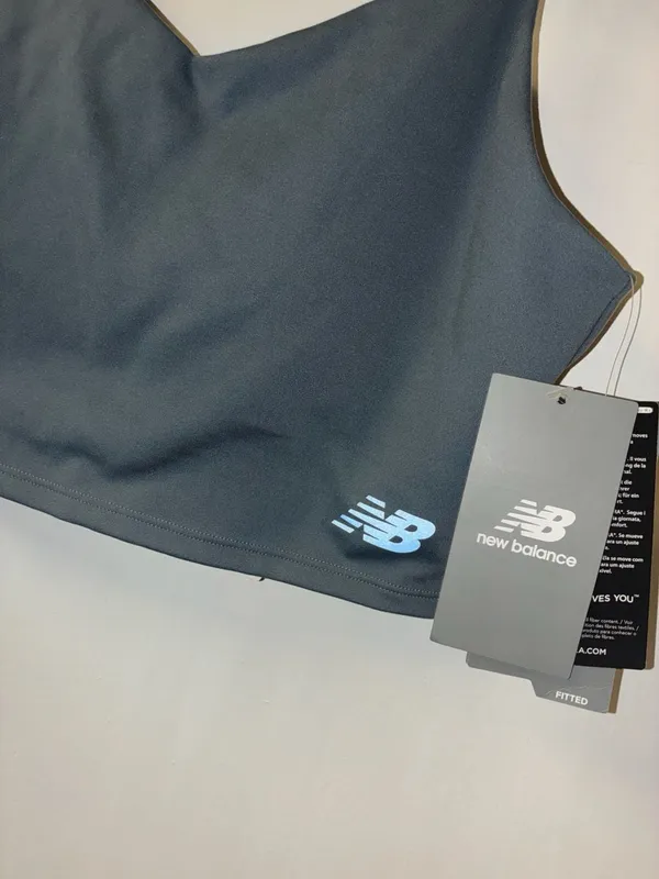 New Balance NB HMY Light Support Sports Bra Crop Top - Image 2