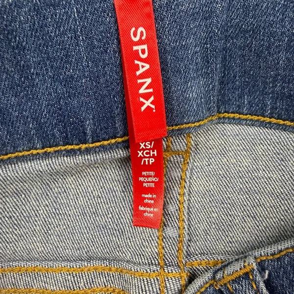 Spanx High Rise Ankle Skinny Jeans High Waisted Jeggings XS Petite Medium Wash - Image 3