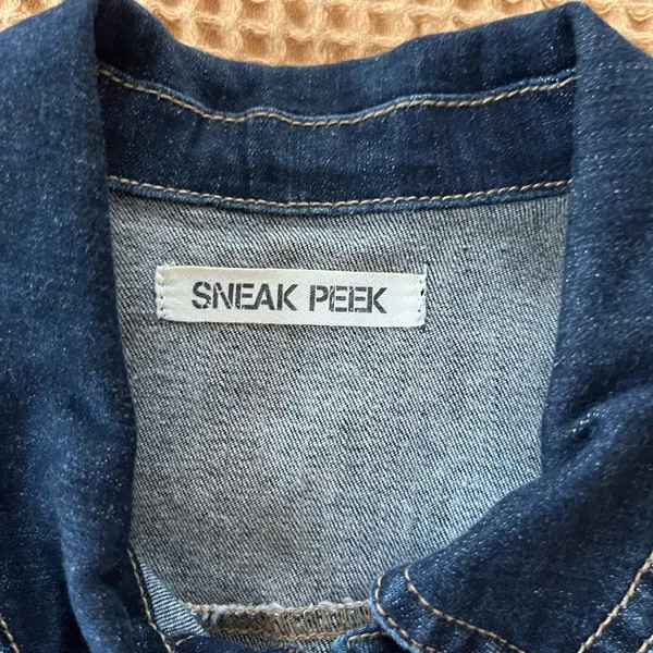 Sneak Peek Denim Vest Blue - Image 3