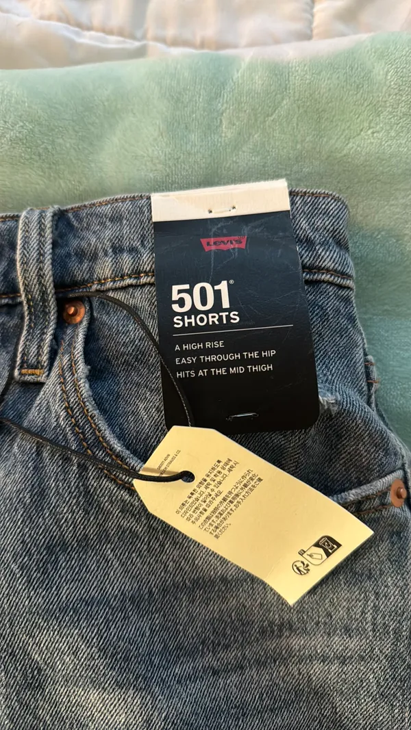 Levi’s 501 Shorts Denim High-Rise - Image 5