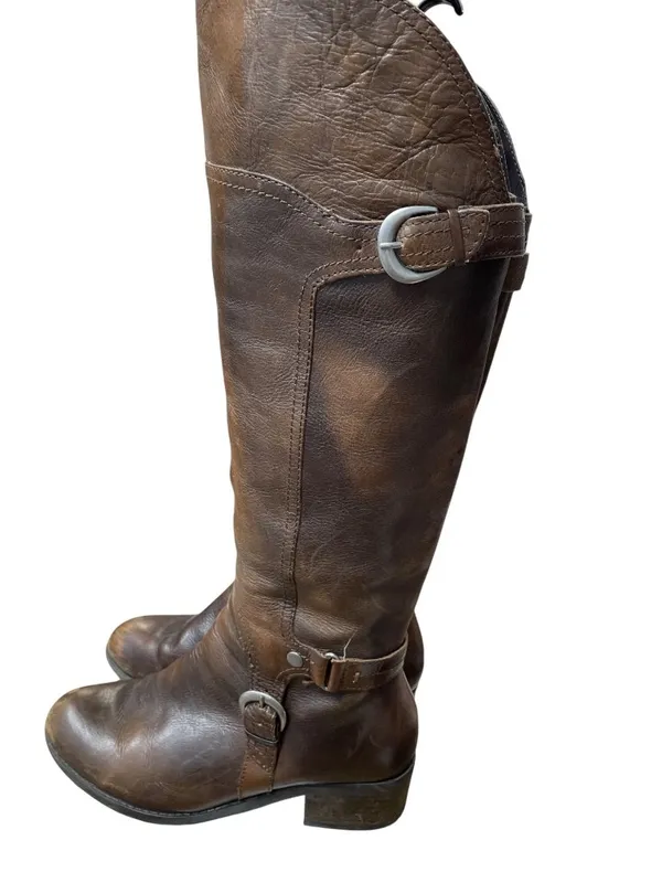 Audrey Brooke wms brown leather below knee equestrian riding boots 6M SKU 10-770 - Image 14