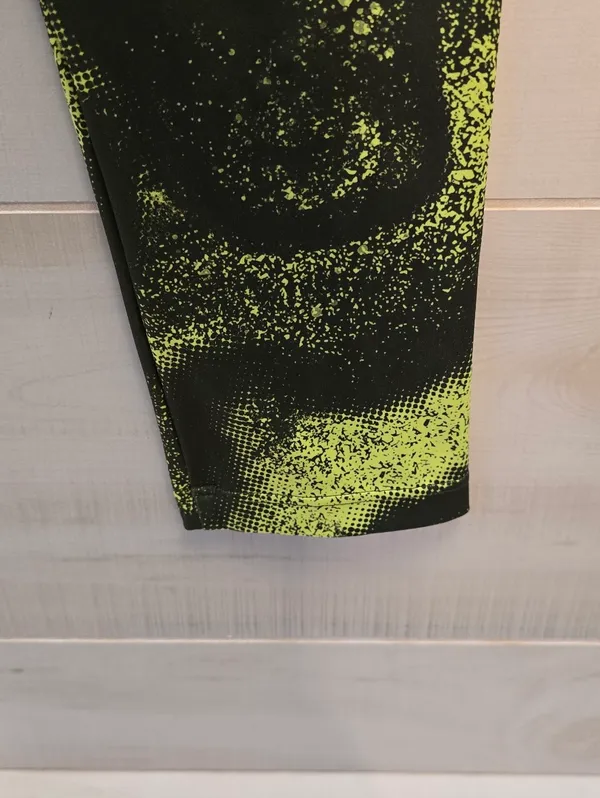 {L} Gymshark Gs Power Regular Legging Moss Green Neon Yellow - Image 11