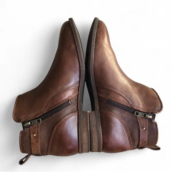 Ugg Australia Womens Size 8 1008677 Demi Chestnut Side Zip Ankle Boots Shoes - Image 6