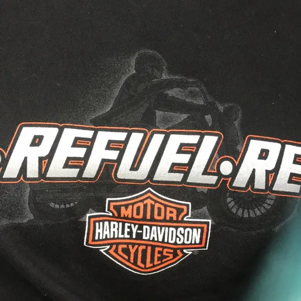 Harley Davidson graphic tee Nebraska black M - Image 3