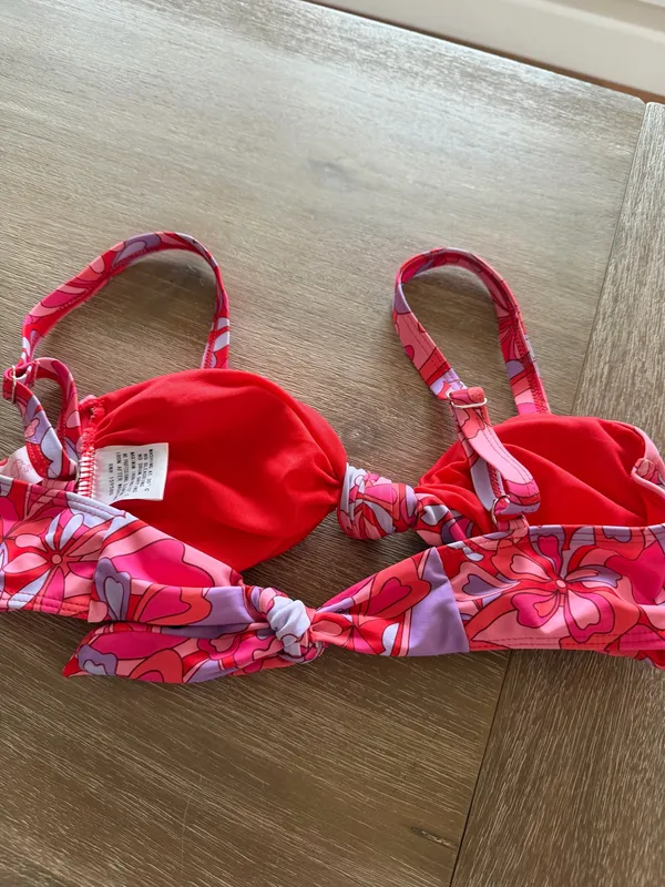 Pink Lily Floral Pink Bikini - Image 4