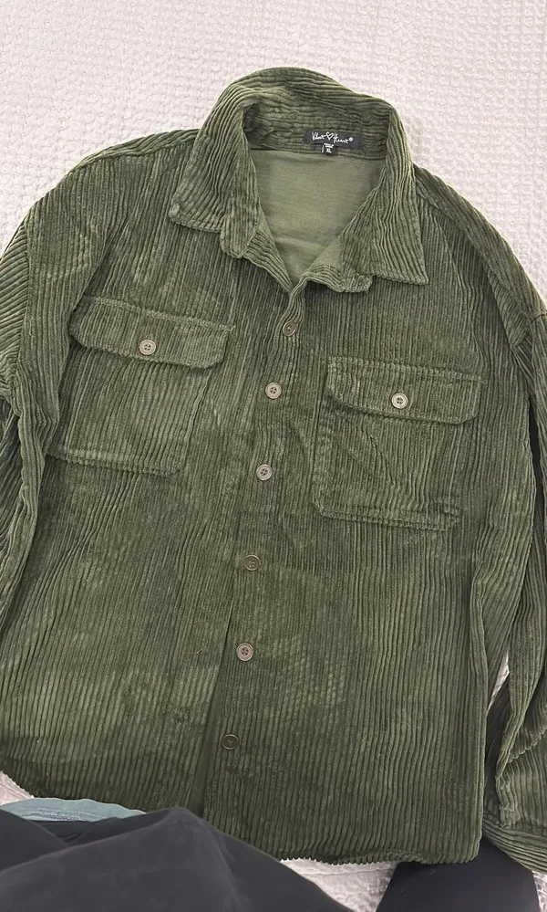 Velvet Heart Army Green Corduroy Jacket - Image 8