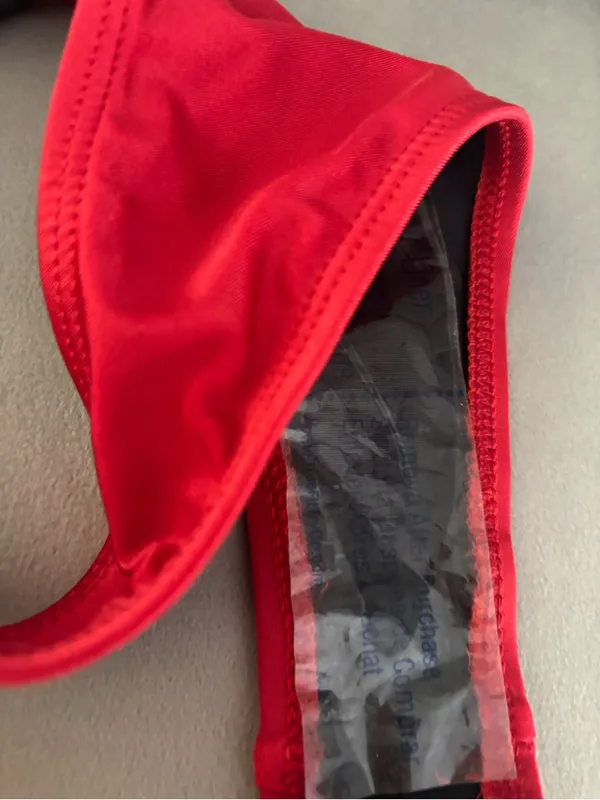 Salero Swim Red Bikini Bottom - Classic High-Cut - Image 3
