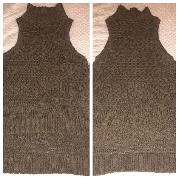 Free People‎ Sleeveless Turtleneck Sweater - Image 4