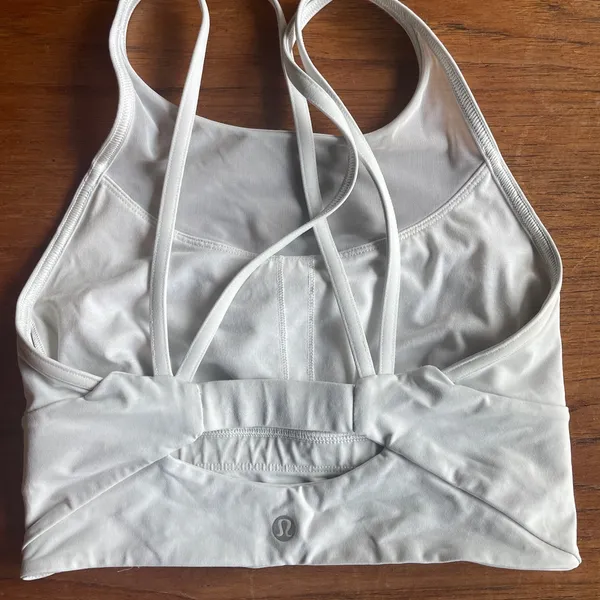 Lululemon Athletica White Sports Bra - Image 2