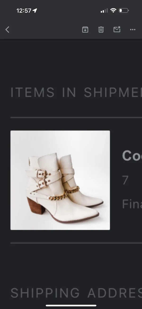 Coconuts by Matisse Booties Ivory Size 7 - Image 6