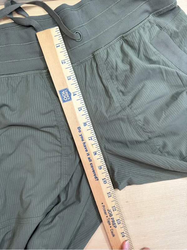 Lululemon Dance Studio Mid-Rise Pant Full Length Army Green Size 6 - Image 10