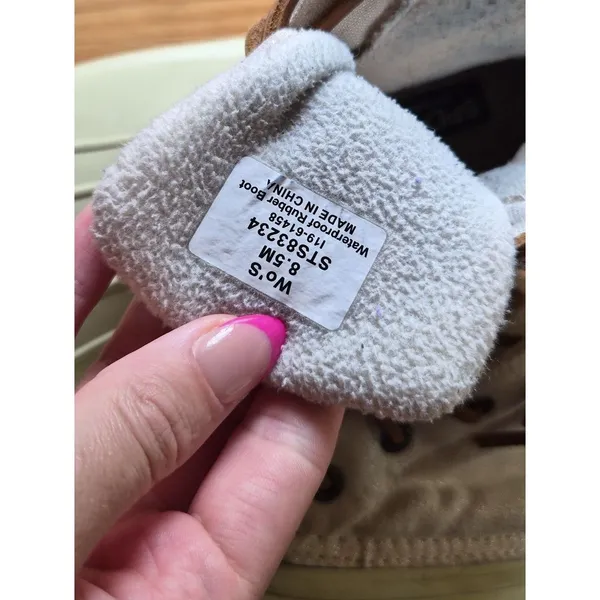 Sperry Women's Cream and Tan Boots - Image 3