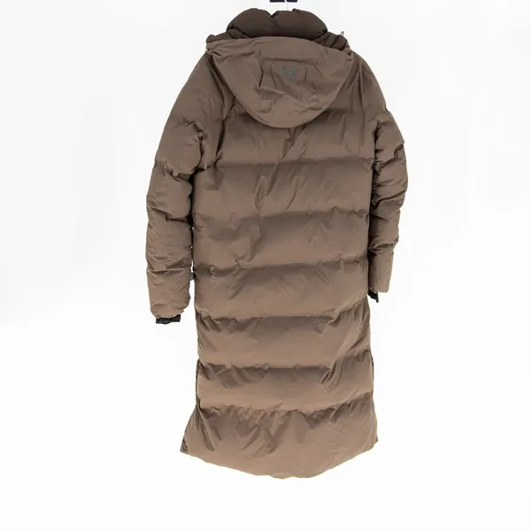 Aritzia The Super Puff Quilted Waterproof 700+ Fill Power Long Jacket Coat Brown - Image 4