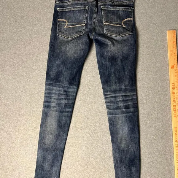 American Eagle Outfitters Super Low Rise Jegging Size 6 - Image 4