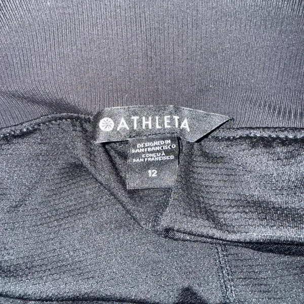 Athleta Skort Women 12 Black Excellent‎ Activewear Tennis Golf Hiking Pockets - Image 3