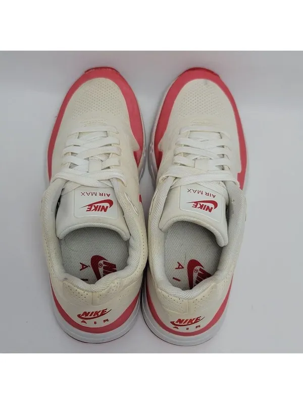 Men's Nike Air Max 1 Ultra Moire Sneakers Size 7.5 White Red - Image 4