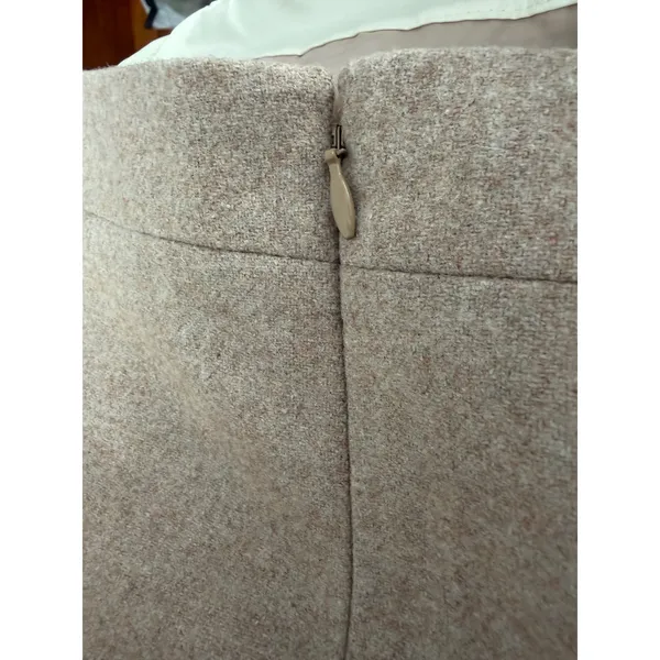 J.Crew‎ Women Wool Blend Pencil Skirt Champagne size 6 - Image 4