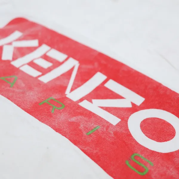 Kenzo‎ Paris Logo Canvas Tote Bag Casual Shopper Streetwear Beach Bag - Image 4