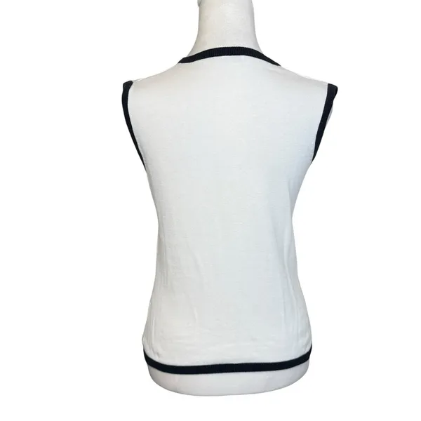 IZOD C-Flex Preppy Sleeveless Argyle Sweater Vest Size Small Tennis Prep Golf - Image 5