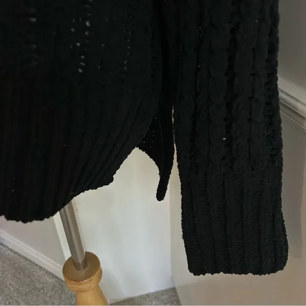 Aerie Oversized Cableknit Quarter Zip Pull Over NWT - Image 3