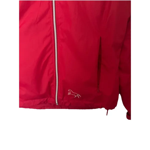 Horseware Ireland Equestrian Windbreaker Zip Red Jacket Women’s Medium - Image 3