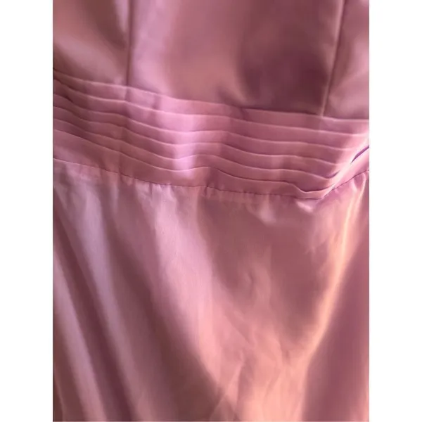 NEW Lilac Formal Dress Gown 1 Shoulder Ruffle Maxi lined 10 - Image 3