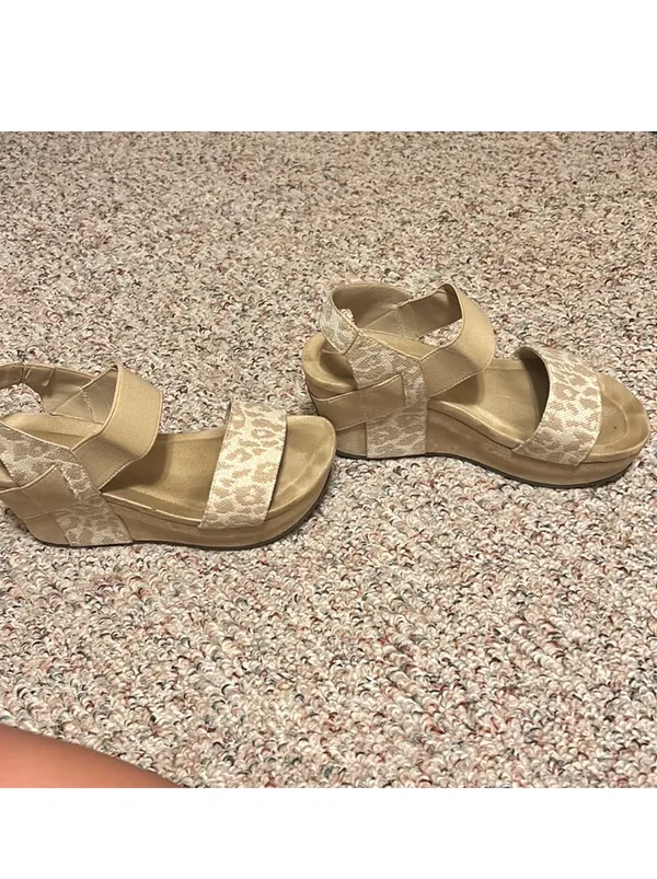Pierre Dumas Cheetah Wedges - Image 2