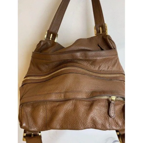 cole haan brown leather shoulder bag - Image 5