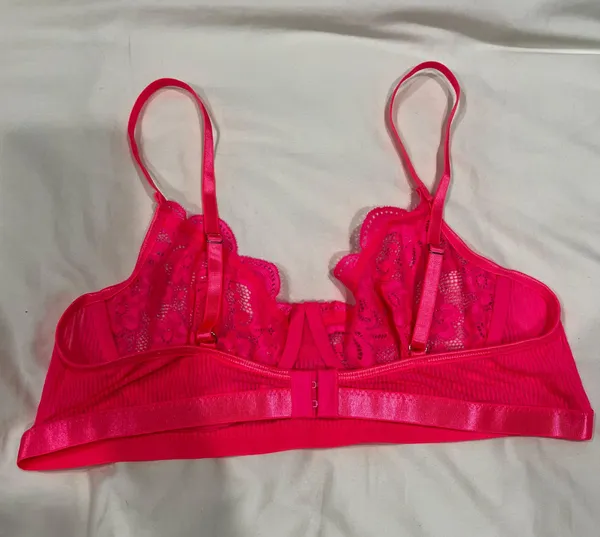 Amazon Pink  Lace Bra - Image 2