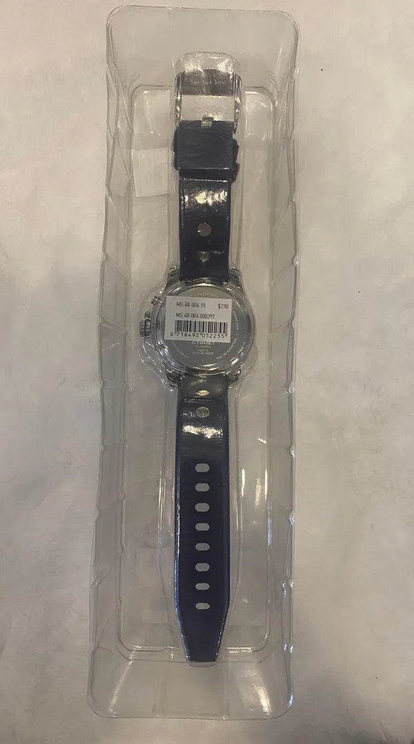 NWT Kyboe! The Original Giant Mariner Watch, Blue/Silver, Unisex MS.48-004.15 - Image 9