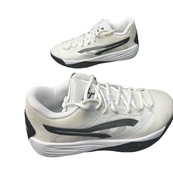PUMA Stewie 2 Team Womens Basketball Sneakers White Black Size 9 Brand New - Image 2