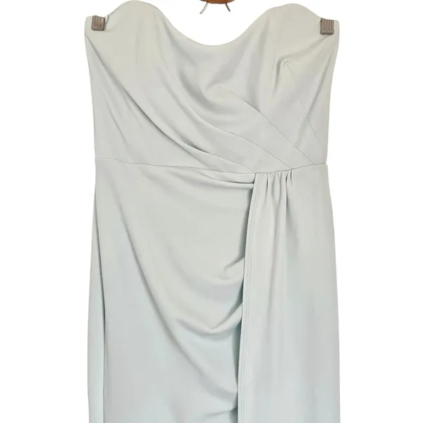 Katie May Pamela Gown in Celestial Blue Size Medium Strapless‎ Dress NEW - Image 4