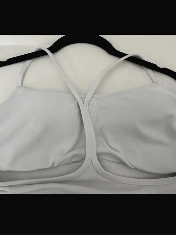 CRZ yoga white sports bra large - Image 4