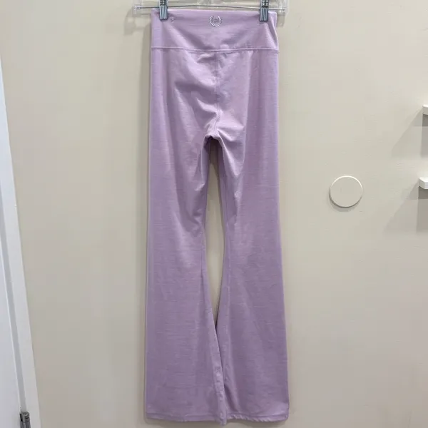 Victoria's‎ Secret PINK Lavender Space Dye Low-Rise Flare Yoga Pants Small Y2K - Image 2