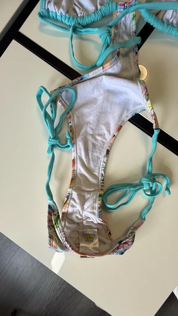 Blue Body Brazil Tropical Floral One-Piece Monokini - Size S - Image 6