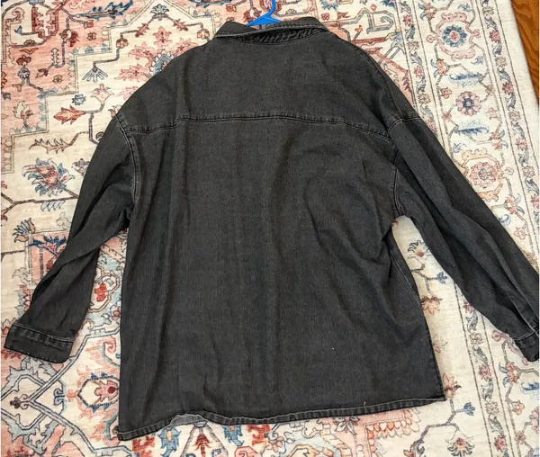Jean Jacket Black Size XL - Image 2