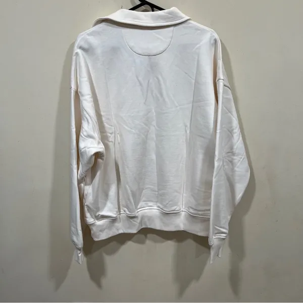 NWT GAP GapFit Oversized Quarter-Zip Hoodie size M - Image 9