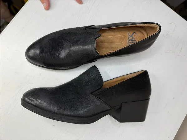 Sofft Velina Loafer Micro Cut Leather Black Sz 7.5 - Image 2