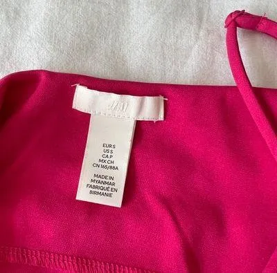 H&M Pink Midi Dress - Image 3