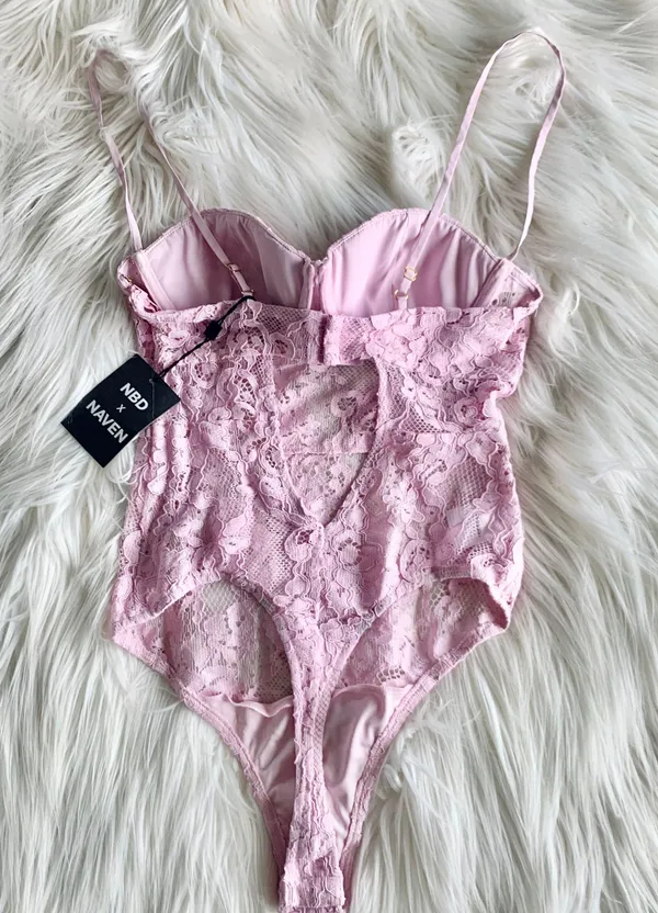 NWT NBD x Naven Caroline Lilac Bodysuit & Skirt - Image 15