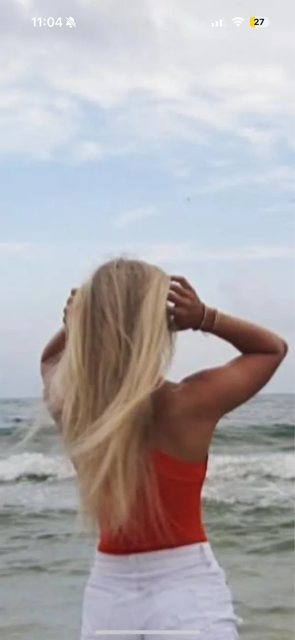 Orange top size xs/2 - Image 2