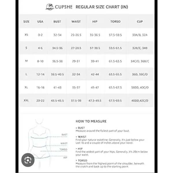 Cupshe One Piece Women’s Floral and Striped Pull-On High Neck Swim Suit-Medium - Image 14